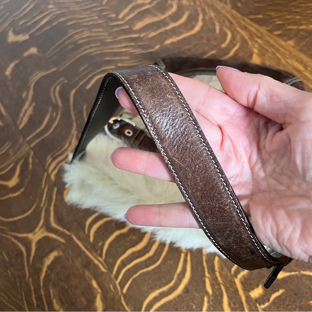 Coach Brown and Cream Signature C Patterned Shoulder Bag - Picture 12 of 12